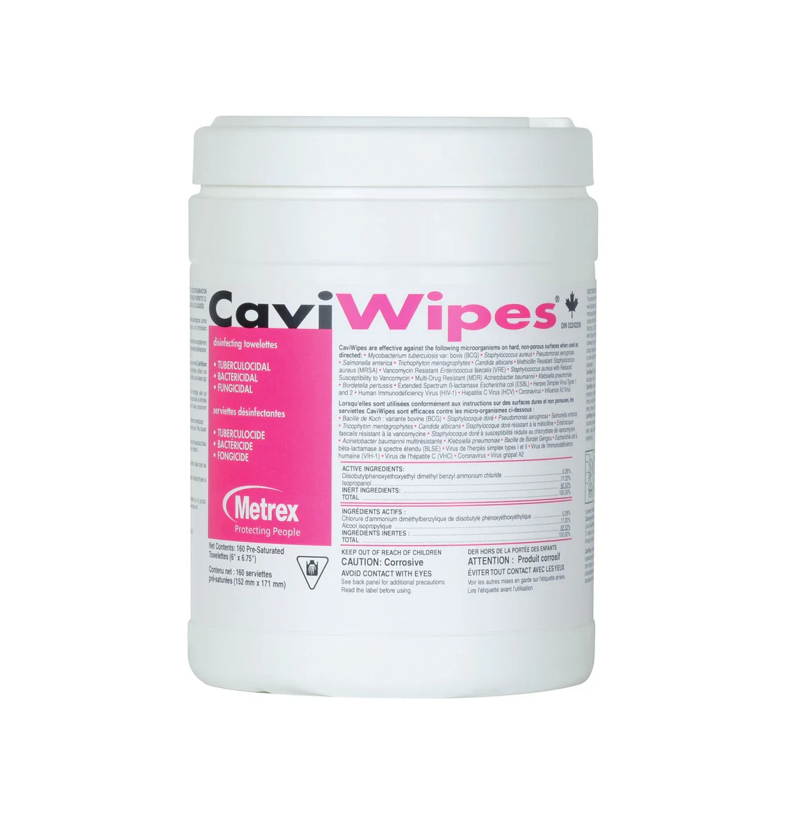 Metrex Cavicide Surface Disinfectant Wipes