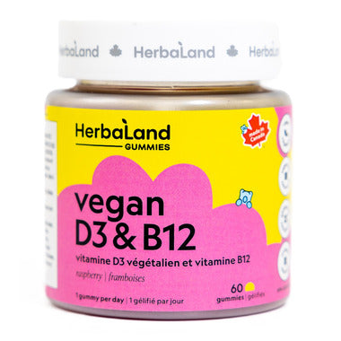 Herbaland: Vegan D3 & B12 Gummies