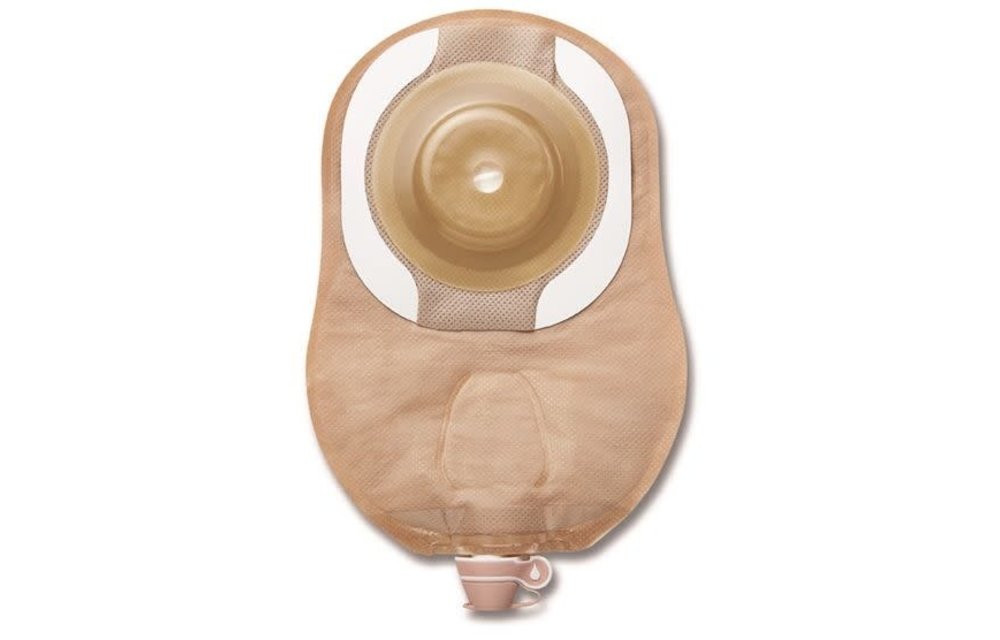 PREMIER CONVEX CERAPLUS 1-PIECE UROSTOMY POUCH SYSTEM PRE-CUT 1" (25MM) BEIGE 9"L (23CM) BX/10