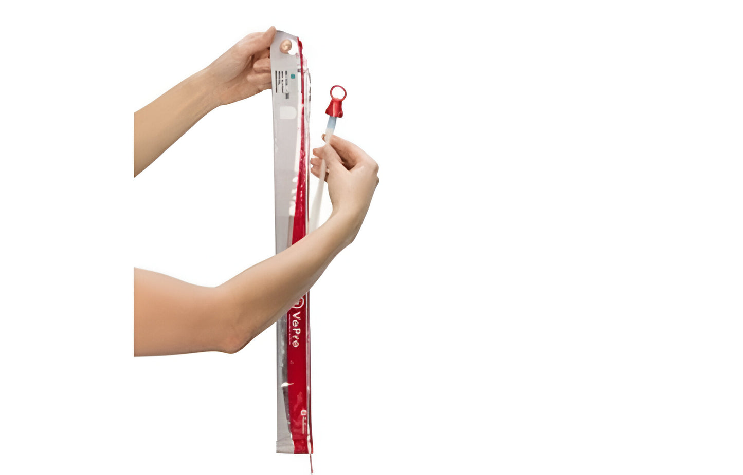 Vapro F-Style Touch-Free Hydrophilic Intermittent Catheter, Straight Tip,12 Fr., 16in Bx/30