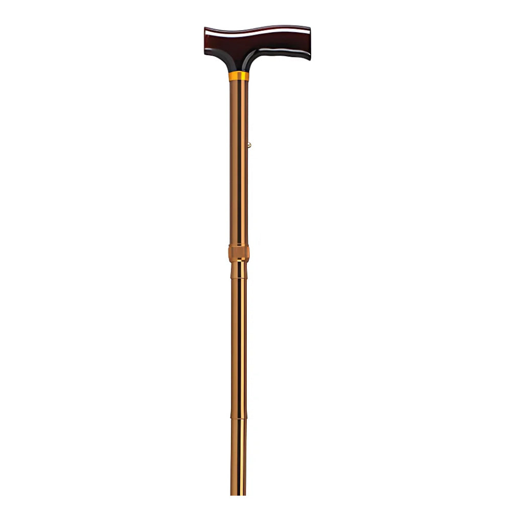 Aluminum Folding Canes, Height Adjustable Bronze