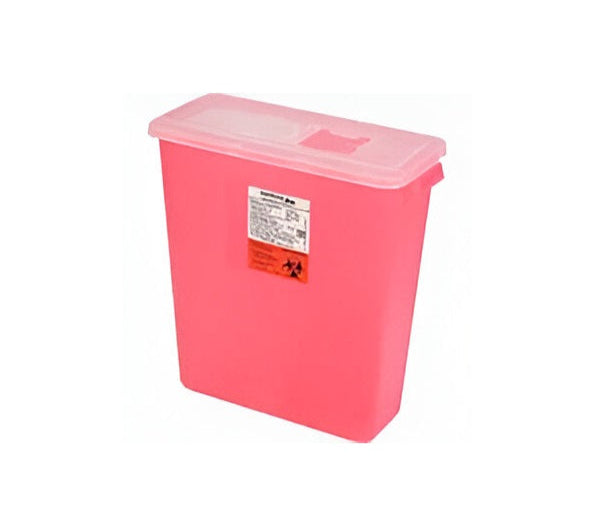 Sharps Container, Bemis Sentinel, 3 Gallon, Red