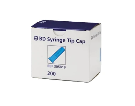 Cap Tip for Syringes, Sterile - 200/Box