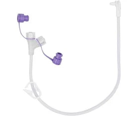 MIC-Key continuous feed extension set, secur-lok, right angle connector, 2 port and clamp 30cm-5/bx