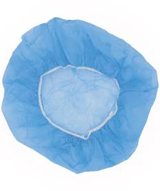 Bouffant Hat, Blue Sheer - 21" (Small) - 100/Box