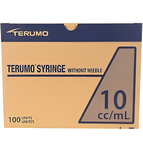 Terumo 10cc Luer Lock Syringe - 100/Box
