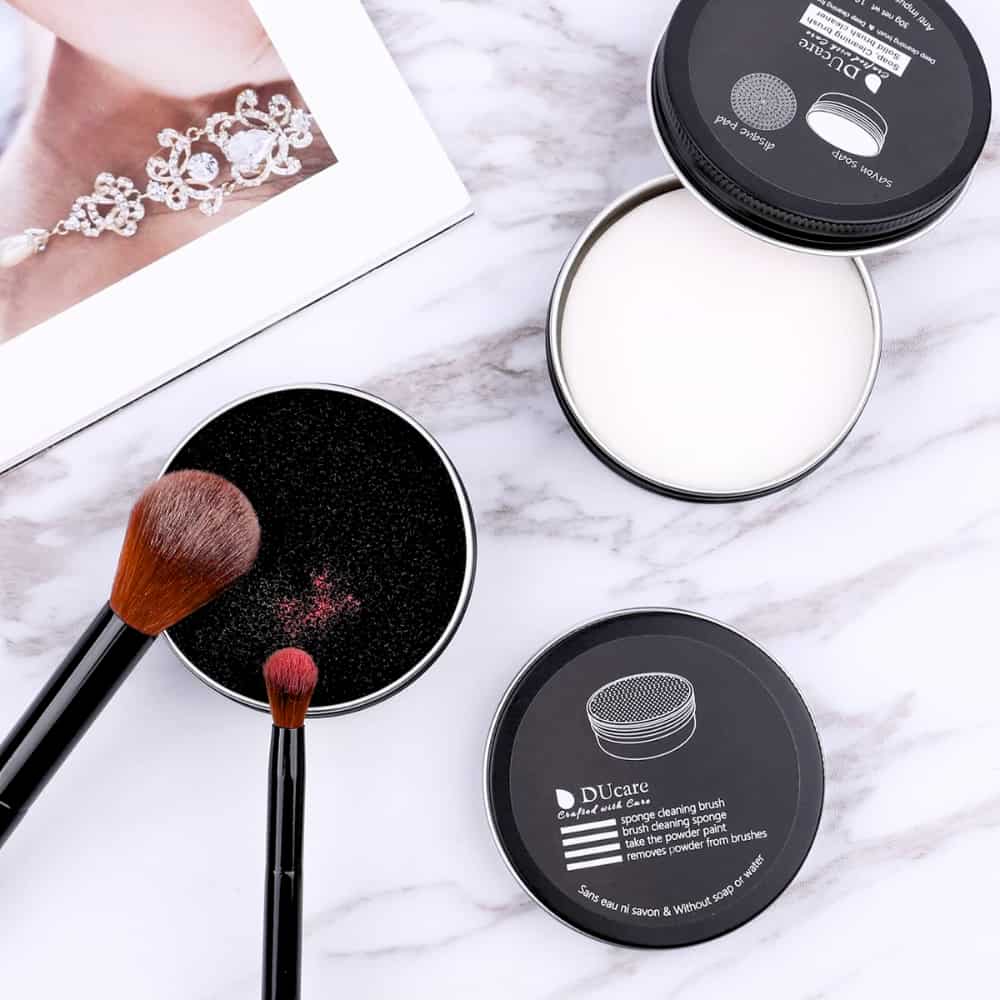 solid soap cleanser for brushes