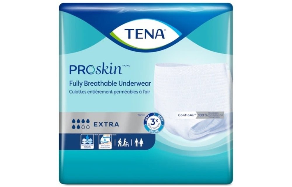 Tena Extra Underwear Small 4/bx 16/bg Box