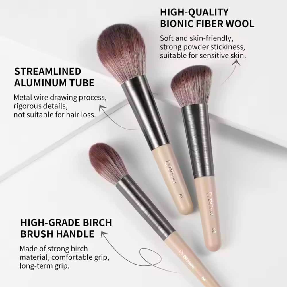 versatile makeup brush collection