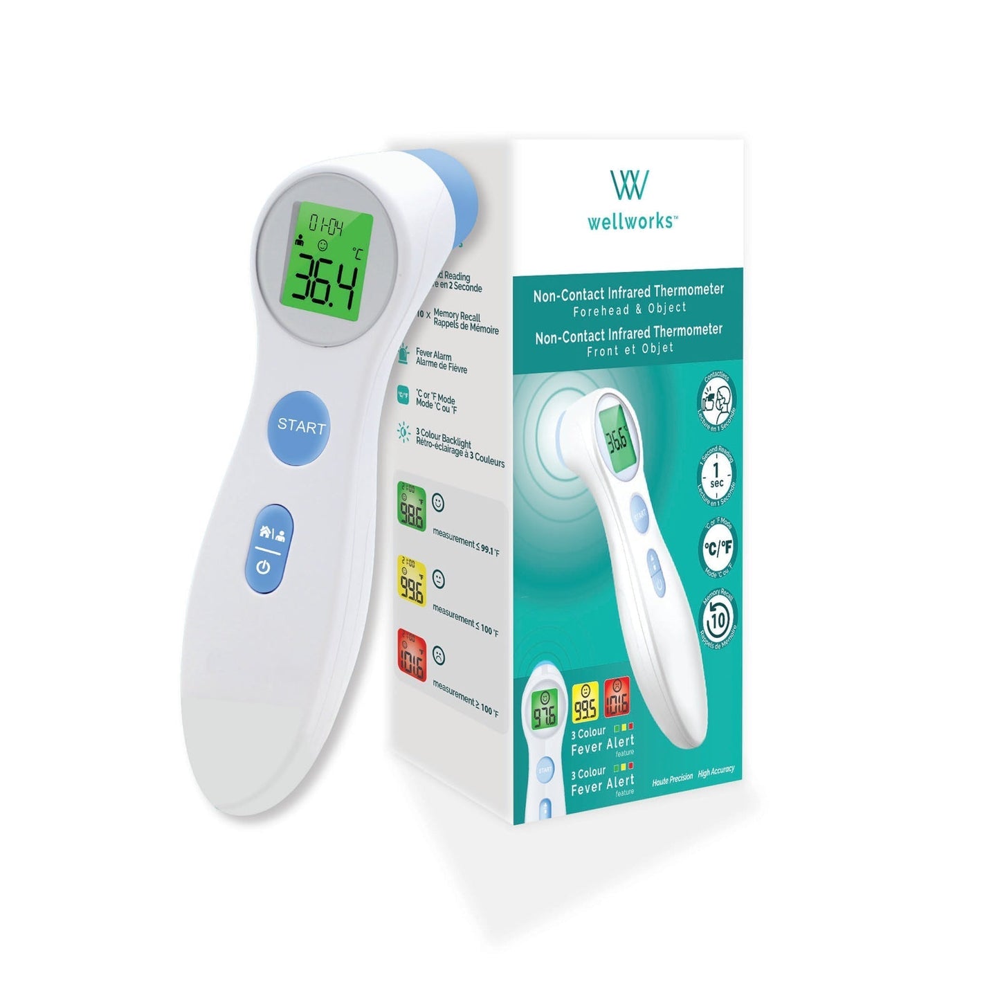 wellworks Non Contact Infrared Thermometer