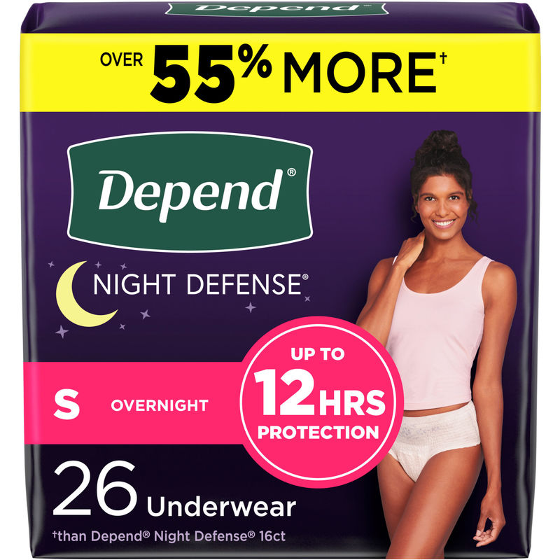 Depend Night Defense Overnight Pull‑On Incontinence Underwear