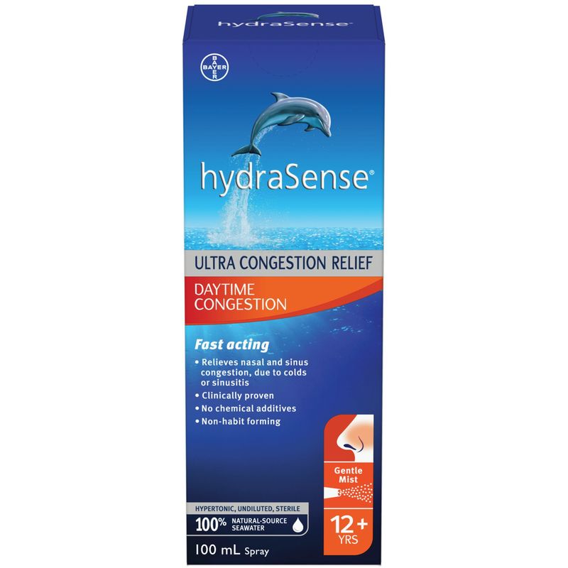 HydraSense Daytime Nasal Congestion Relief Spray