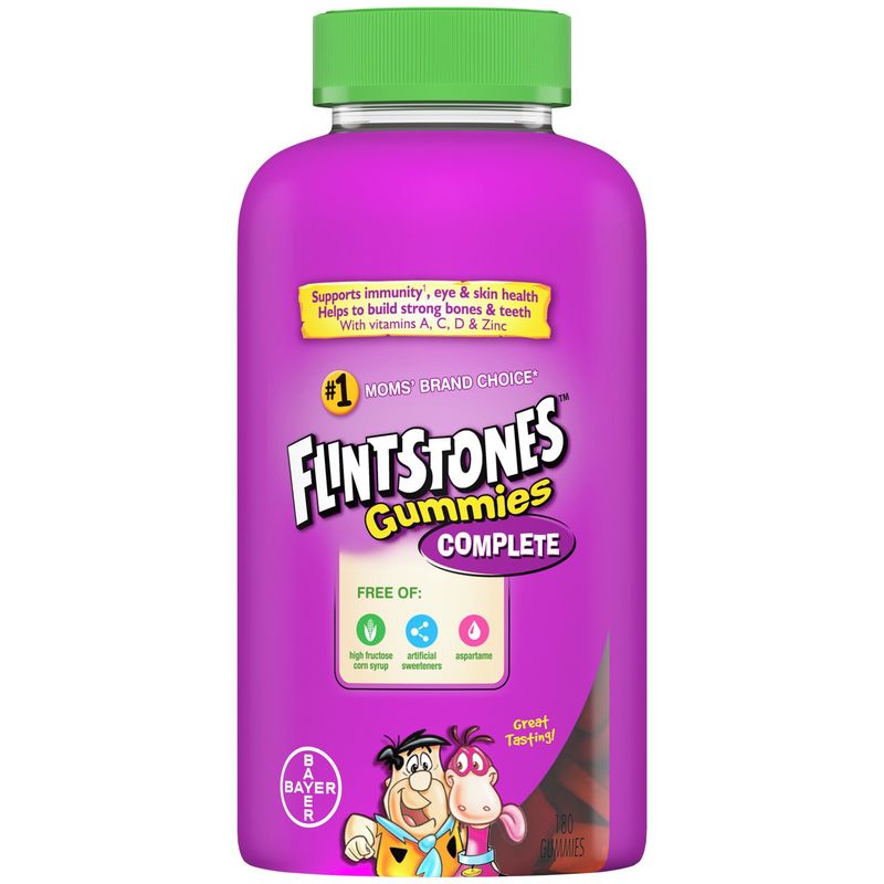 Flintstones Complete Kids Multivitamin Gummies – 180 Count