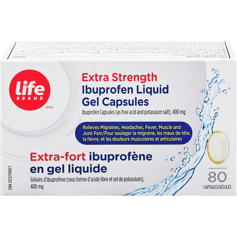 Extra Strength Ibuprofen Liquid Gel Capsules