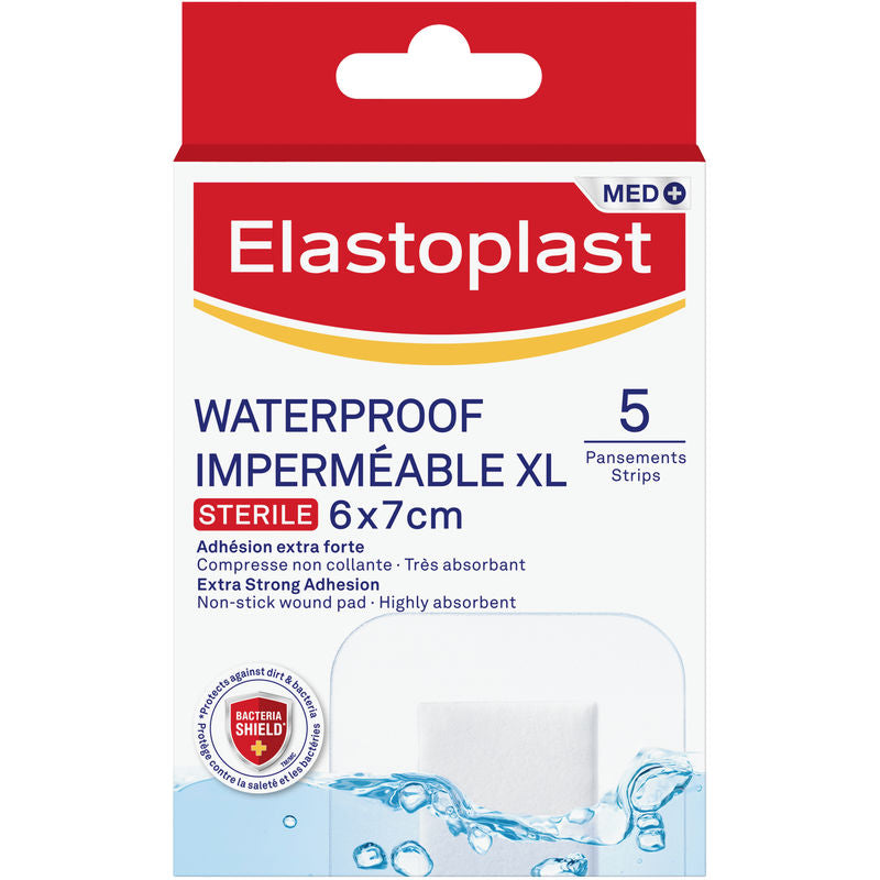 Extra-Large Waterproof Sterile Plasters for Post-Surgical and Acute Wounds