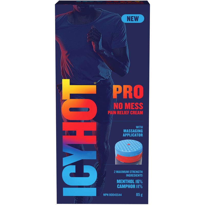 Icy Hot Pro Pain Relief Cream 85g – Fast, No-Mess Application for Muscle & Joint Aches
