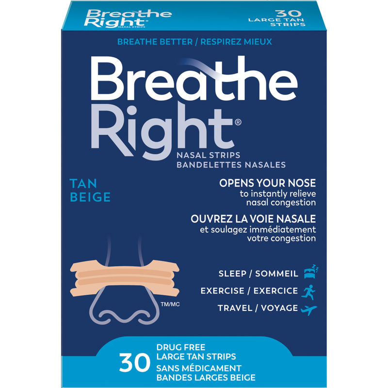 Nasal Strips Large Tan 30ct
