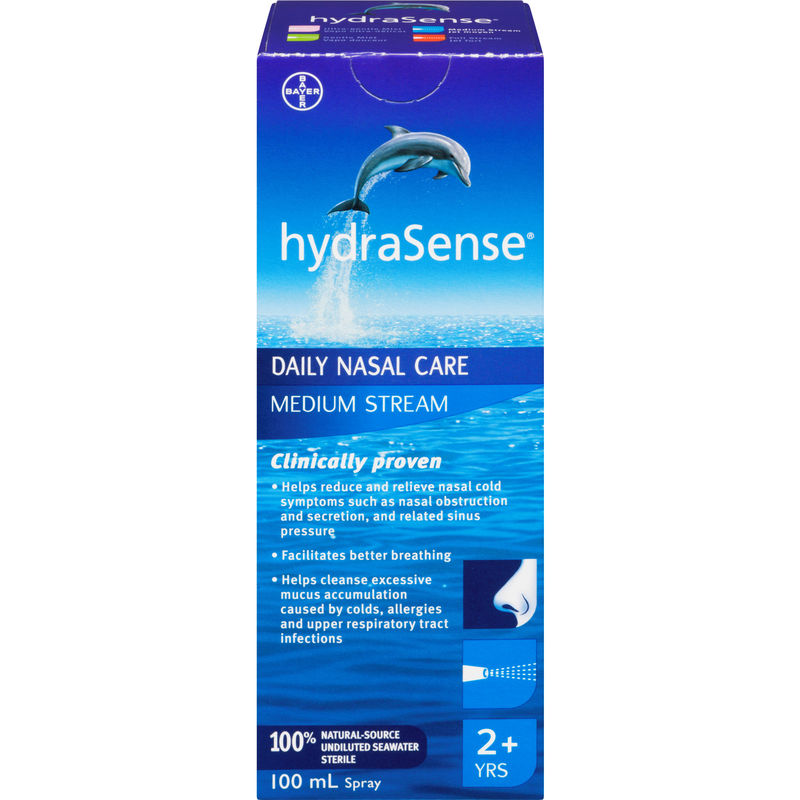 HydraSense Medium Stream Nasal Spray – 100 mL