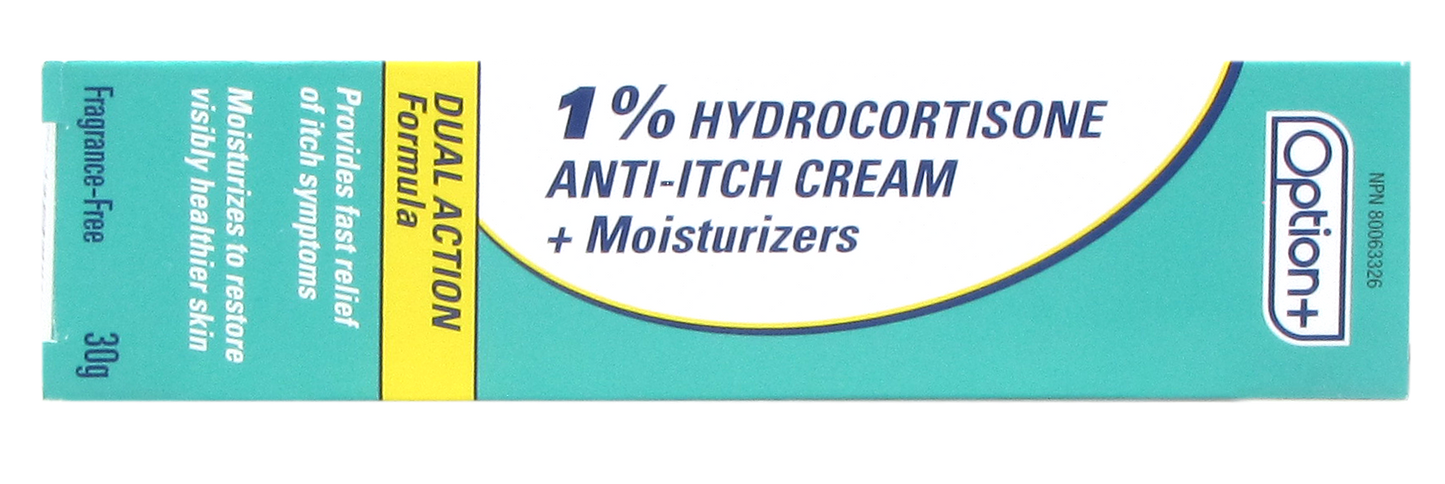 Option+ Hydrocortisone anti-itch cream