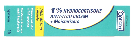 Option+ Hydrocortisone anti-itch cream
