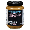 Nuts To You: Almond Butter + Pecan and Hazelnut Crunch