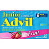 Junior Strength Advil Pain Reliever and Fever Reducer Ibuprofen Chewable Tablets, Fruit, 20 Count