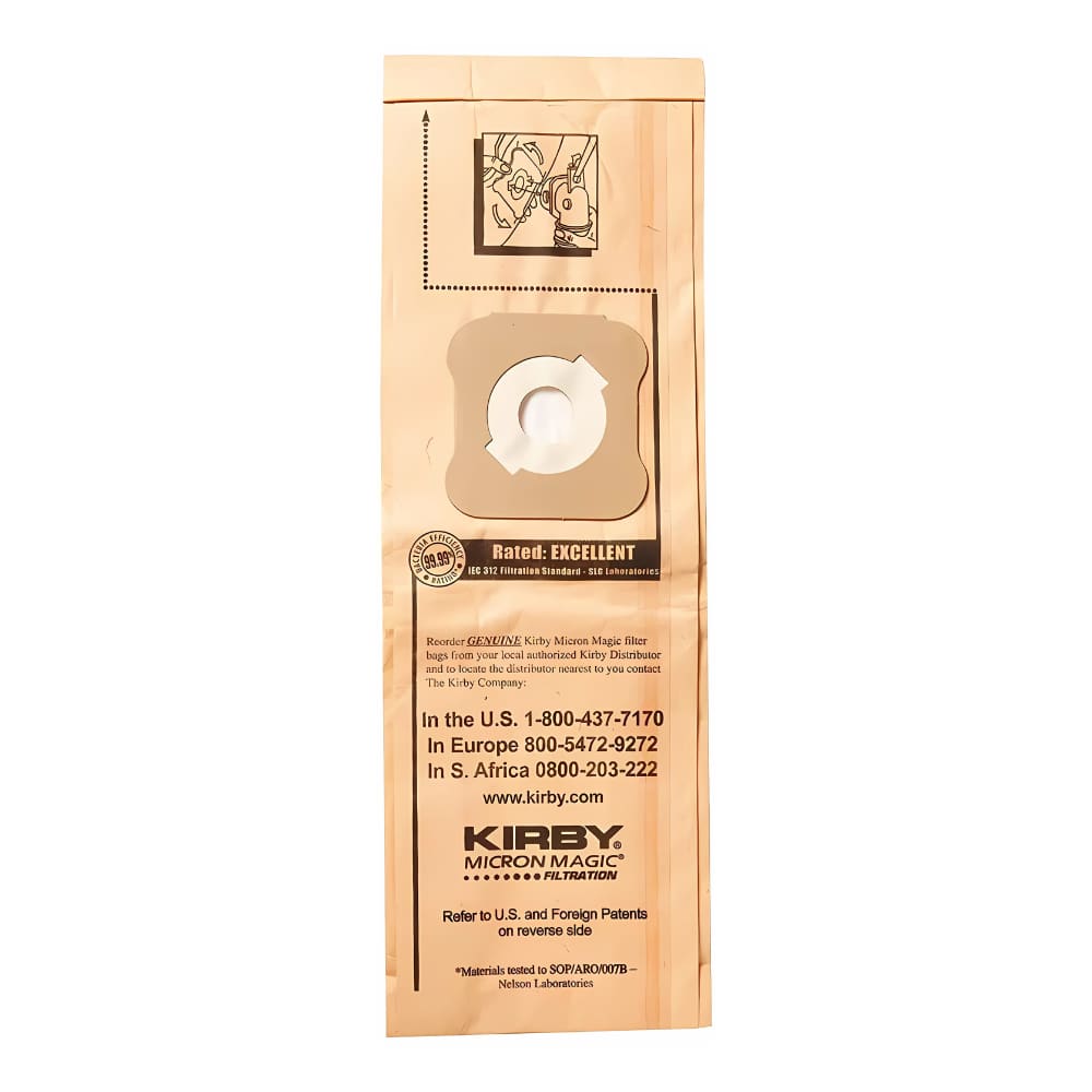 9 Kirby Sentria Micron Magic G3-6 G4 G5 Vacuum Bags 197394 + 1 kirby belt 301291