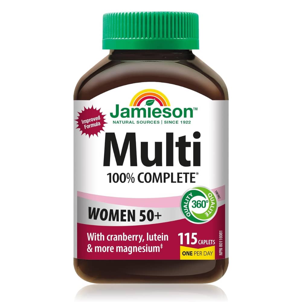 100% Complete Multivitamin for Women 50+ 115 ct.