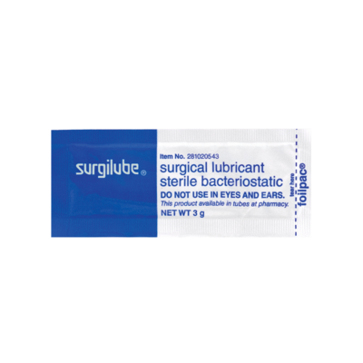 Surgilube® Surgical Lubricant, 3g Foilpack® (Box 144 pcs)