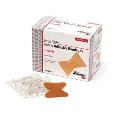Pro Advantage® Fabric Adhesive Bandages, 1 ¾" x 2” Fingertip (Box 100 pcs)