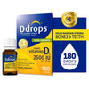 Ddrops Adult 2500 IU Vitamin D3, 180 drops