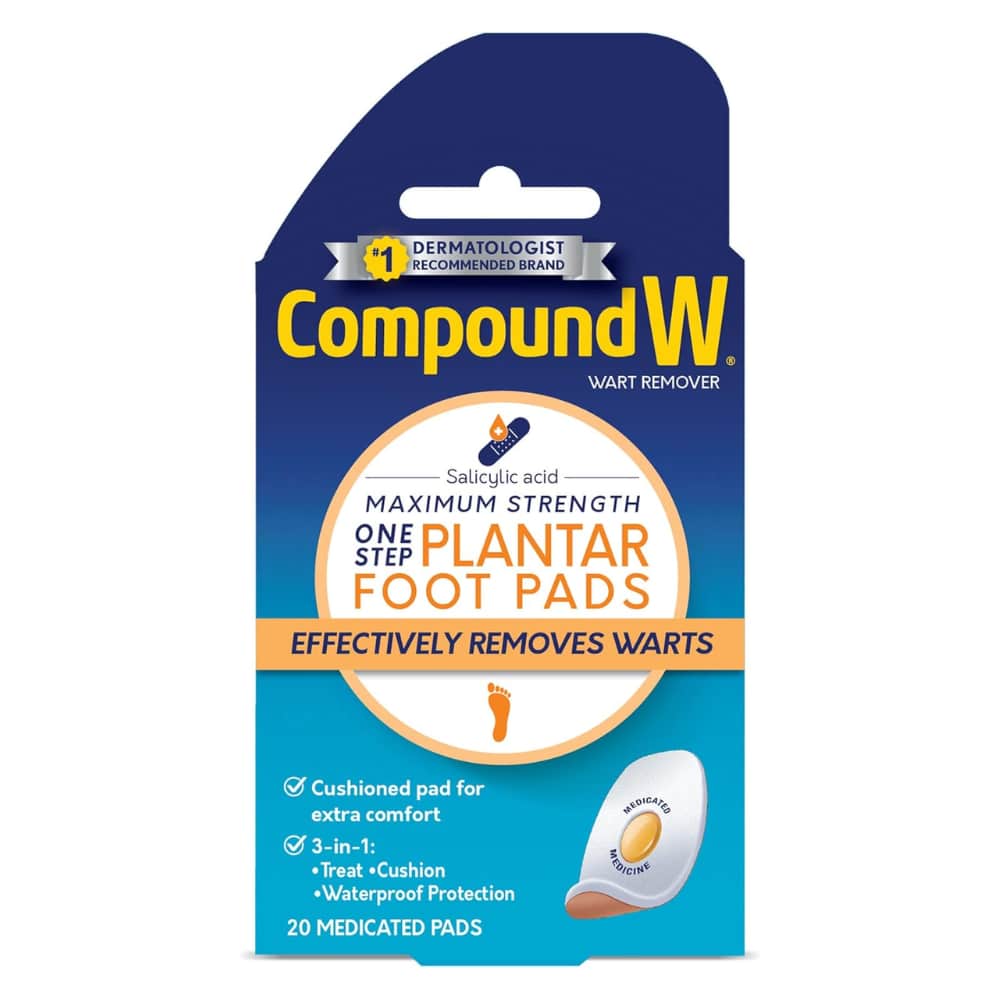 Compound W Maximum Strength One Step Plantar Foot Pads