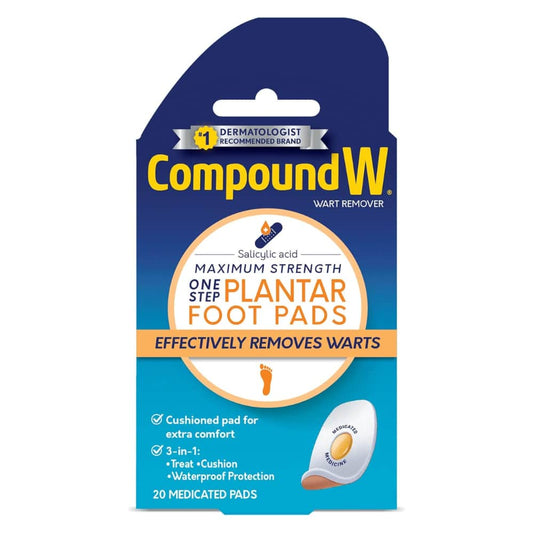 Compound W Maximum Strength One Step Plantar Foot Pads