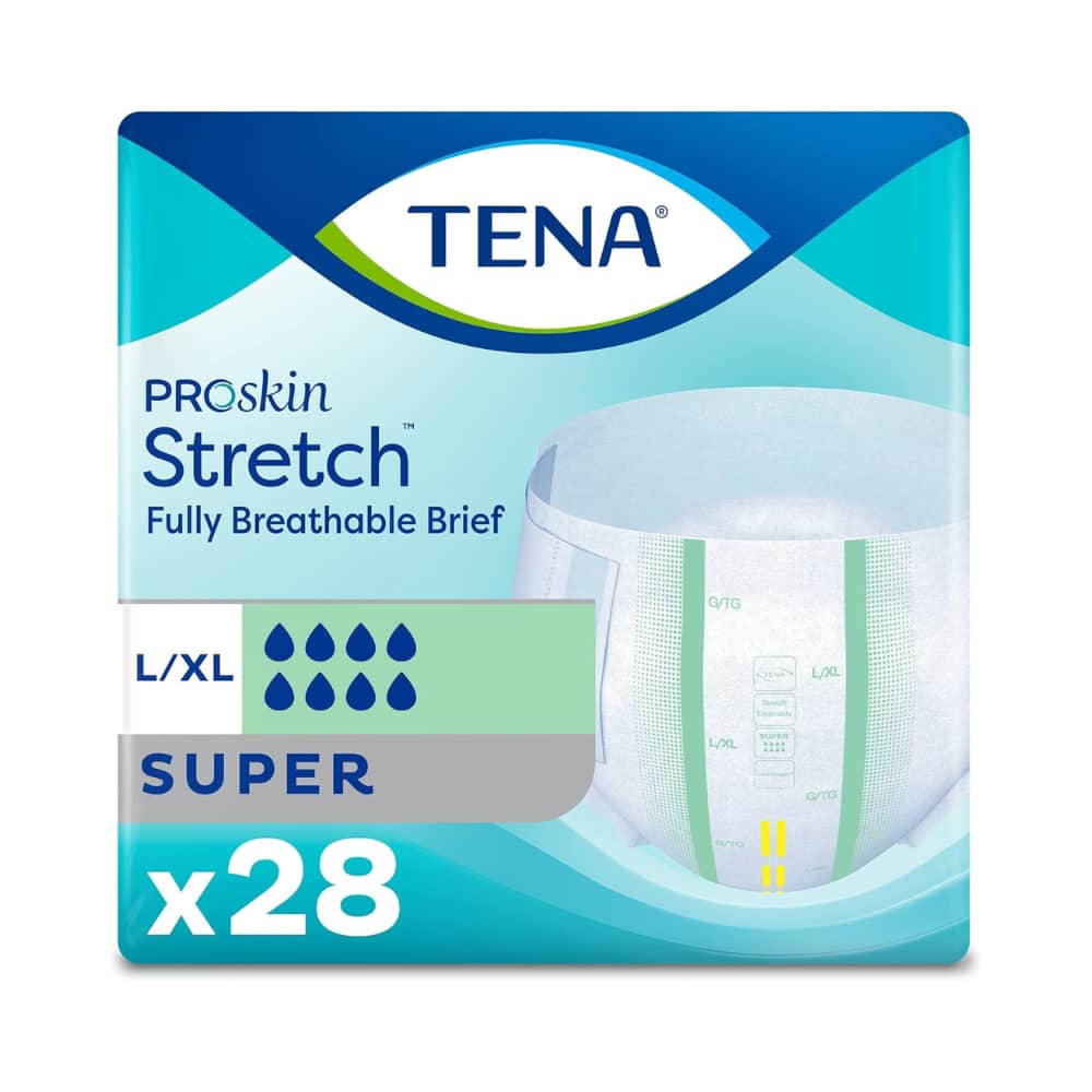 Adult Incontinence Brief, Super Absorbency, Large, Green