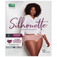Depend Silhouette Adult Incontinence Underwear for Women - Pink/Black/Berry - Maximum Absorbency - Large/12 Count