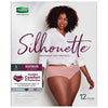 Depend Silhouette Adult Incontinence Underwear for Women - Pink/Black/Berry - Maximum Absorbency - Large/12 Count