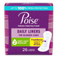 Daily Incontinence Panty Liners, Very Light Absorbency, Regular
