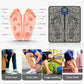Electric EMS Foot Massager Pad Relief Pain Relax Feet Acupoints Massage Mat Shock Muscle Stimulation Improve Blood Circulation