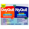 DayQuil Sinus Liquid Capsules + Vicks NyQuil Sinus liquid Capsules, Total 24 Count