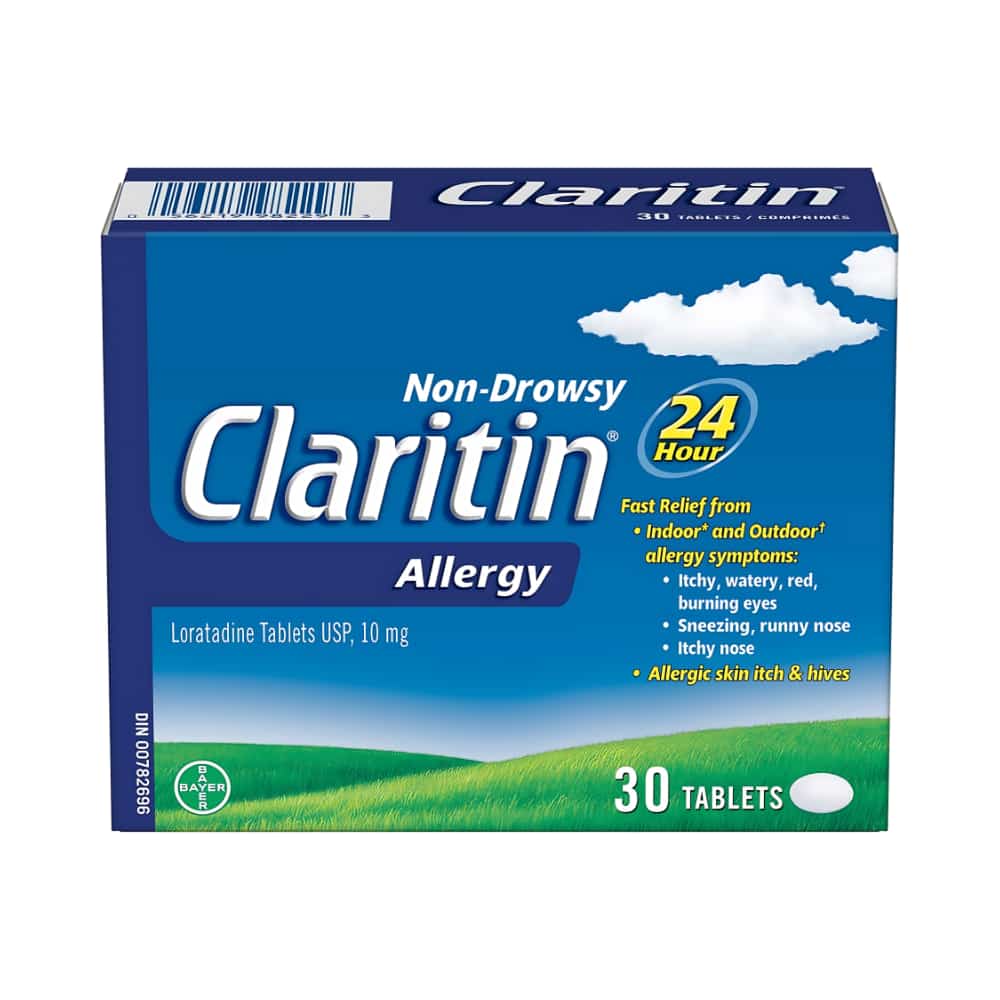 Claritin Allergy Medicine, 24-Hour Non-Drowsy Relief 10 mg, 30 Tablets