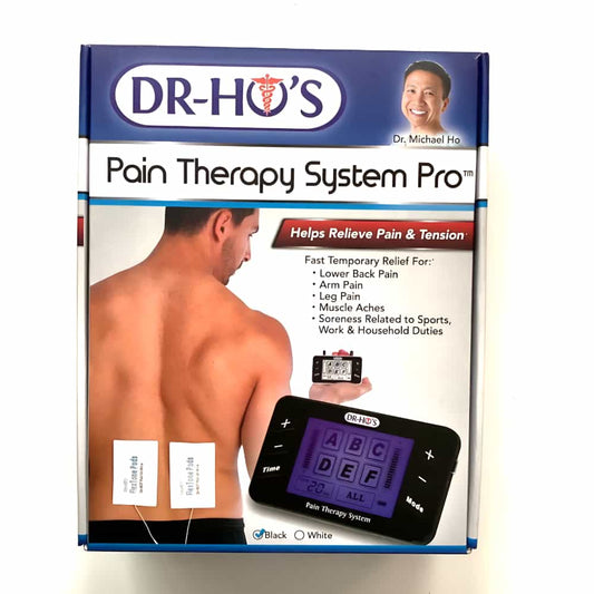 DR-HO'S  Pain Therapy System Pro Basic Package TENS Machine Unit PTS-IV (Black)