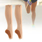 Travelwant 1 Pair Medical 15-20 mmHg Zipper Compression Socks Women Men