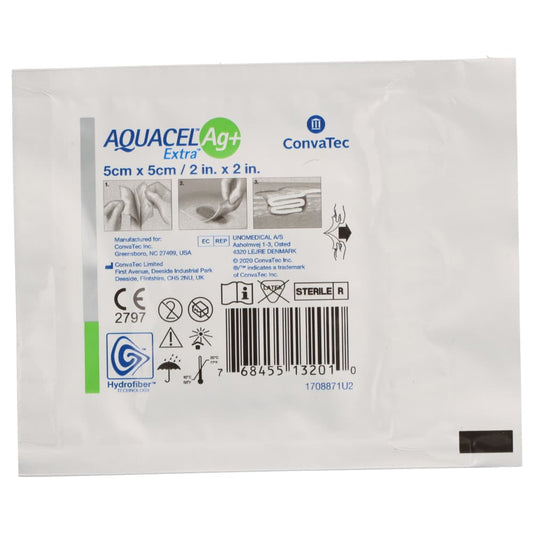 ConvaTec Aquacel Ag Advantage Wound Dressing | 4 x 5 | Each | 422299