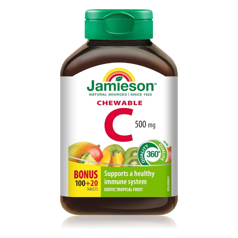 Chewable Vitamin C 500 mg Tropical Fruit Flavour