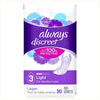 Discreet Light Incontinence Pads, 30 Count