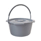 Commode Bucket with Handle and Lid, 7.5qt