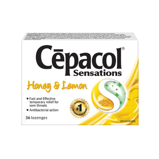Cepacol® Sensations Honey and Lemon, Sore Throat  Lozenges, 36 ct