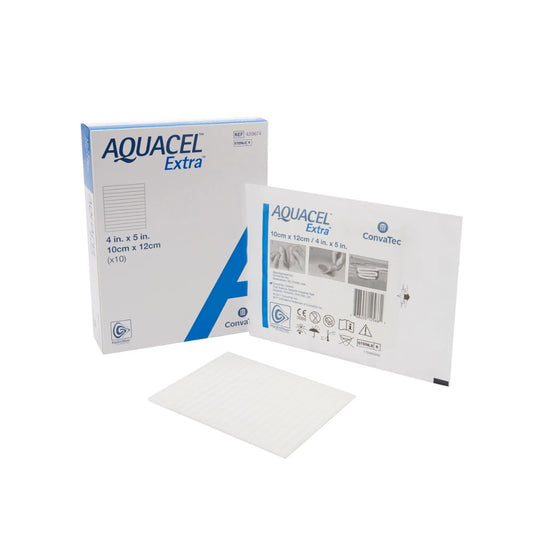 ConvaTec Aquacel Extra Hydrofiber Wound Dressing 6\ x 6\ box(each 5)