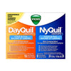 DayQuil Cold & Flu Multi-Symptom Relief Liquid Capsules + Vicks NyQuil Cold & Flu Multi-Symptom Relief Liquid Capsules, Total 24 Count