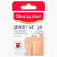 Elastoplast Sensitive Light Skin Tone Adhesive Bandages, 20 Strips